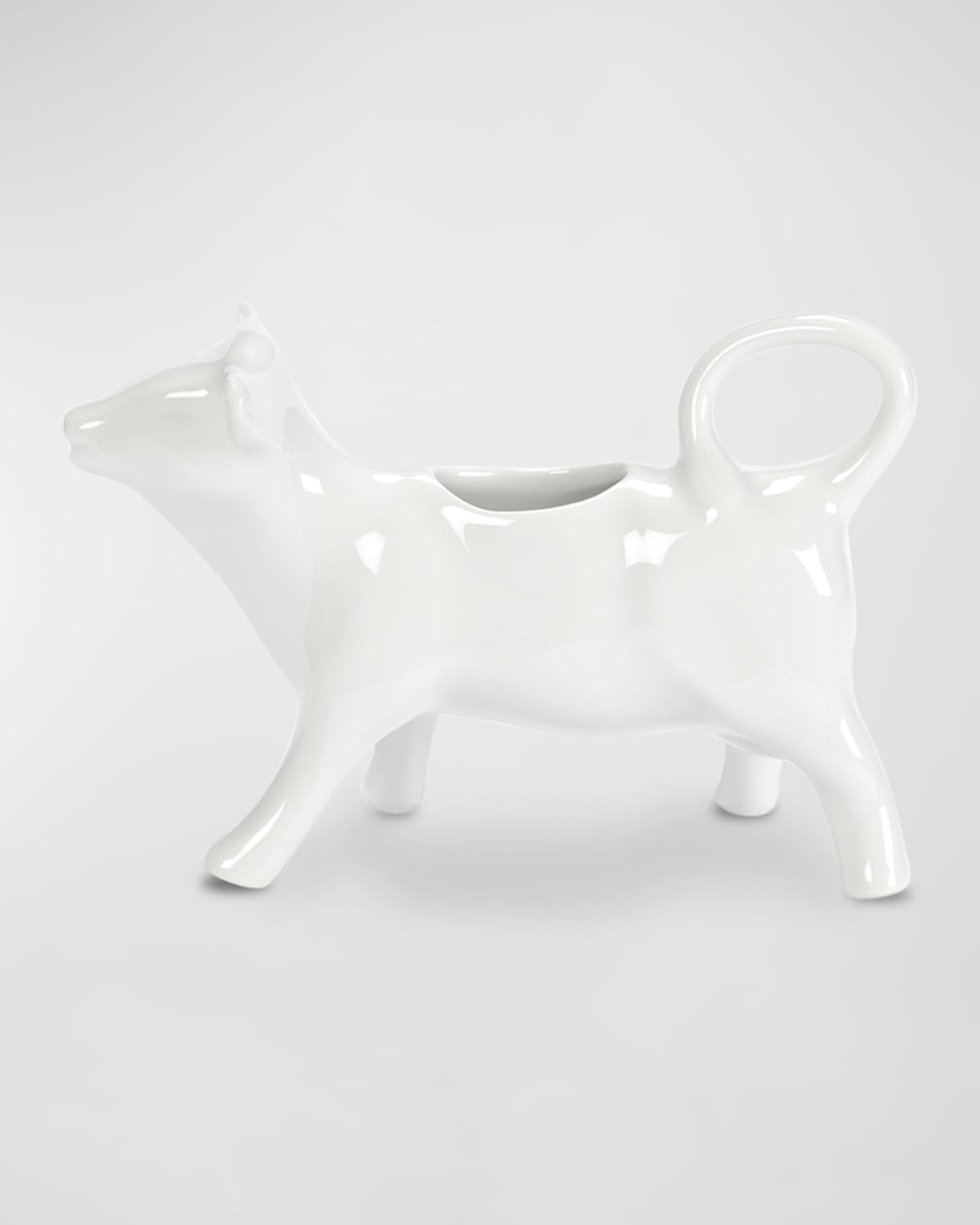 Pillivuyt Cow Creamer Pitcher In White