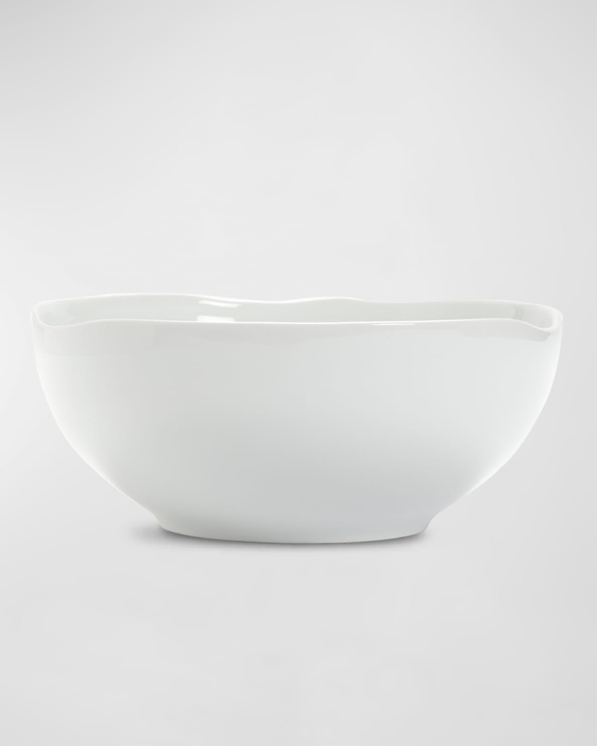 Pillivuyt Teck 6" White Cereal Bowl, Set Of 4 In White