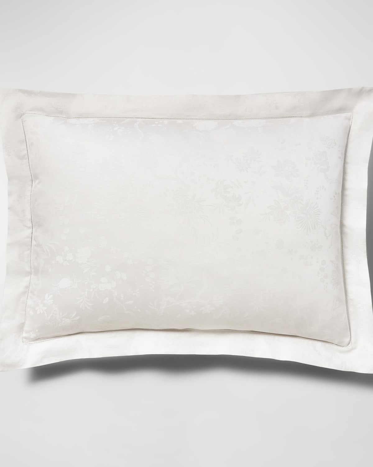 Polo Ralph Lauren Organic Cotton Bethany Jacquard Standard Sham In Parchment