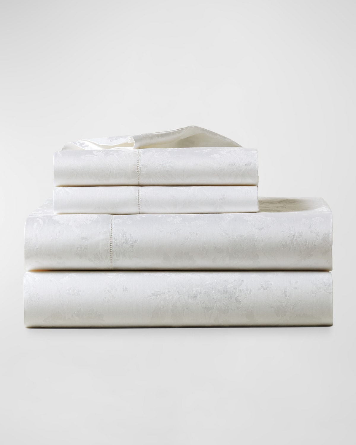 Ralph Lauren Bethany Jacquard King Pillowcase In White