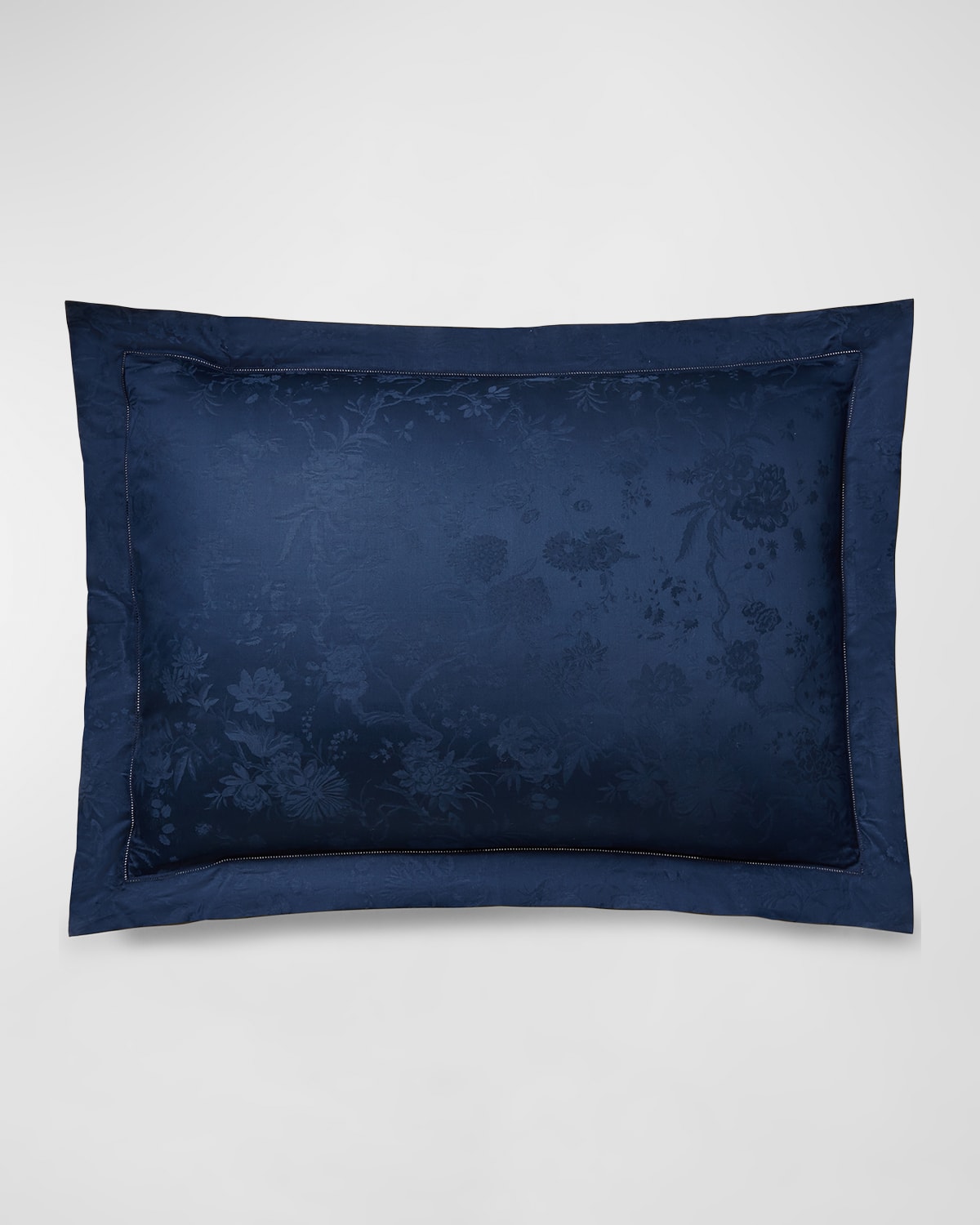 Polo Ralph Lauren Organic Cotton Bethany Jacquard King Sham In Polo Navy