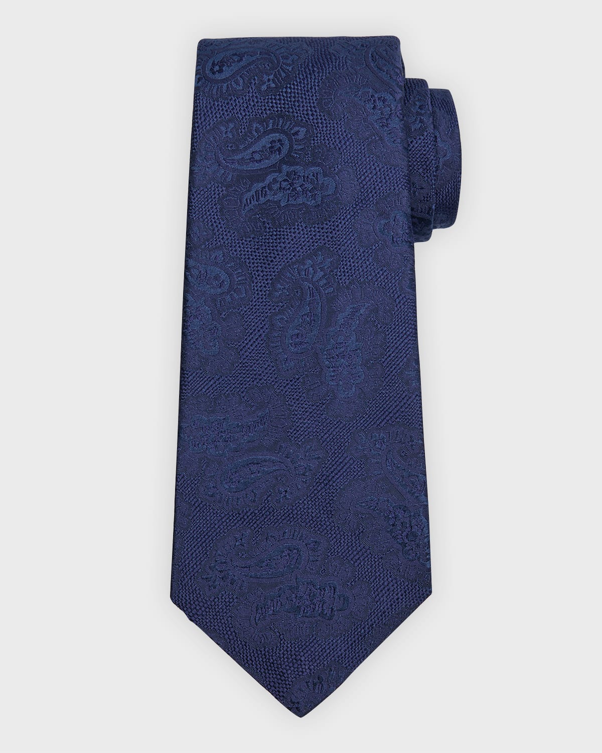 Men's Paisley Jacquard Silk Tie
