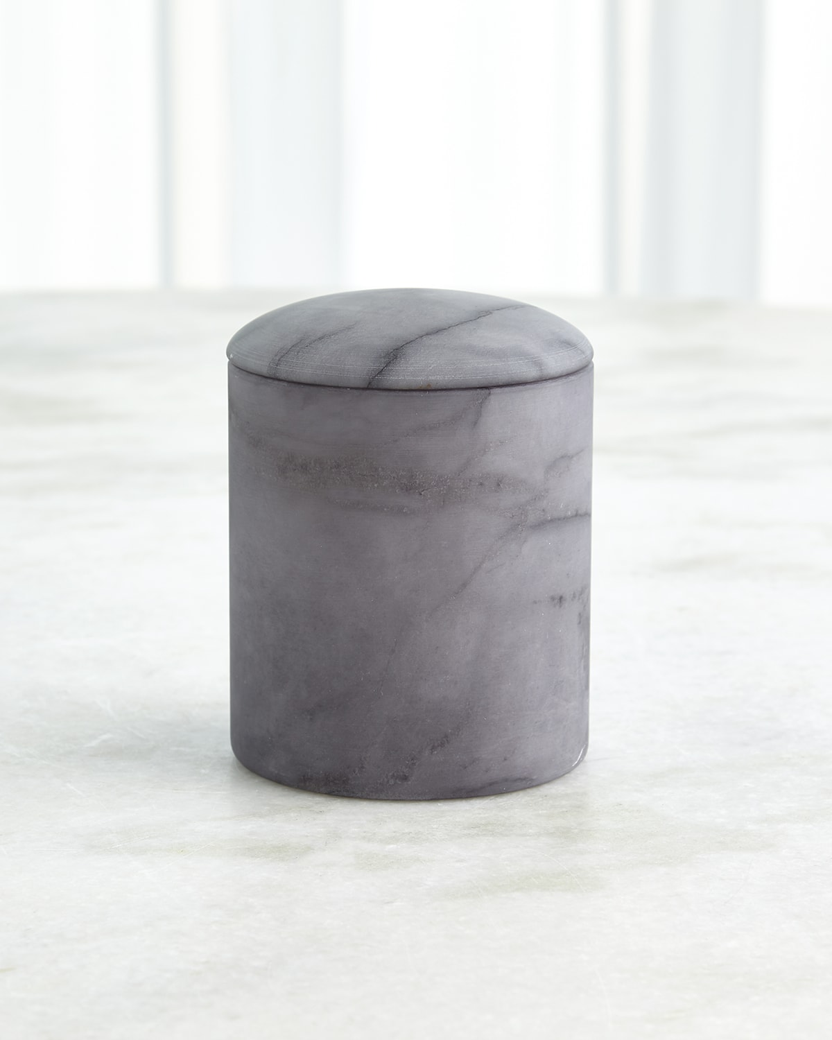 Global Views Gala Canister - Tall In Grey