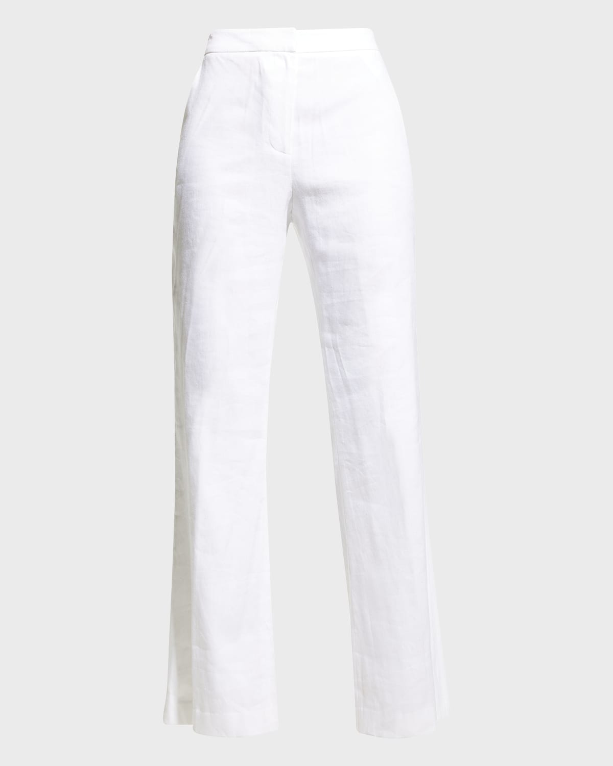 Milly Lennon Linen Bootcut Pants