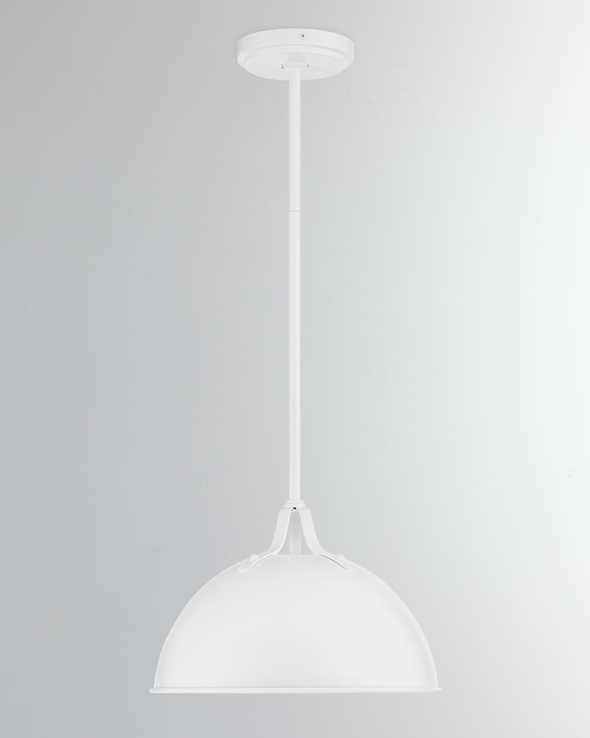 Shop Crystorama Soto 1-light Pendant In White