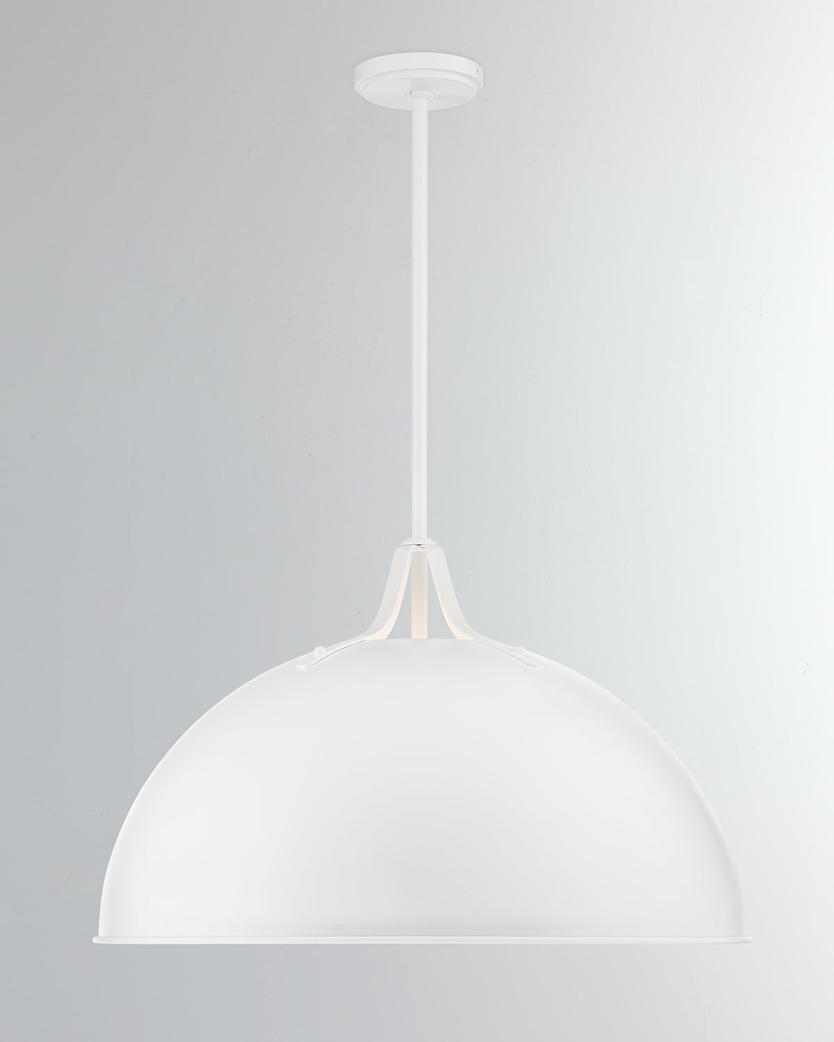 Shop Crystorama Soto 3-light Pendant In White