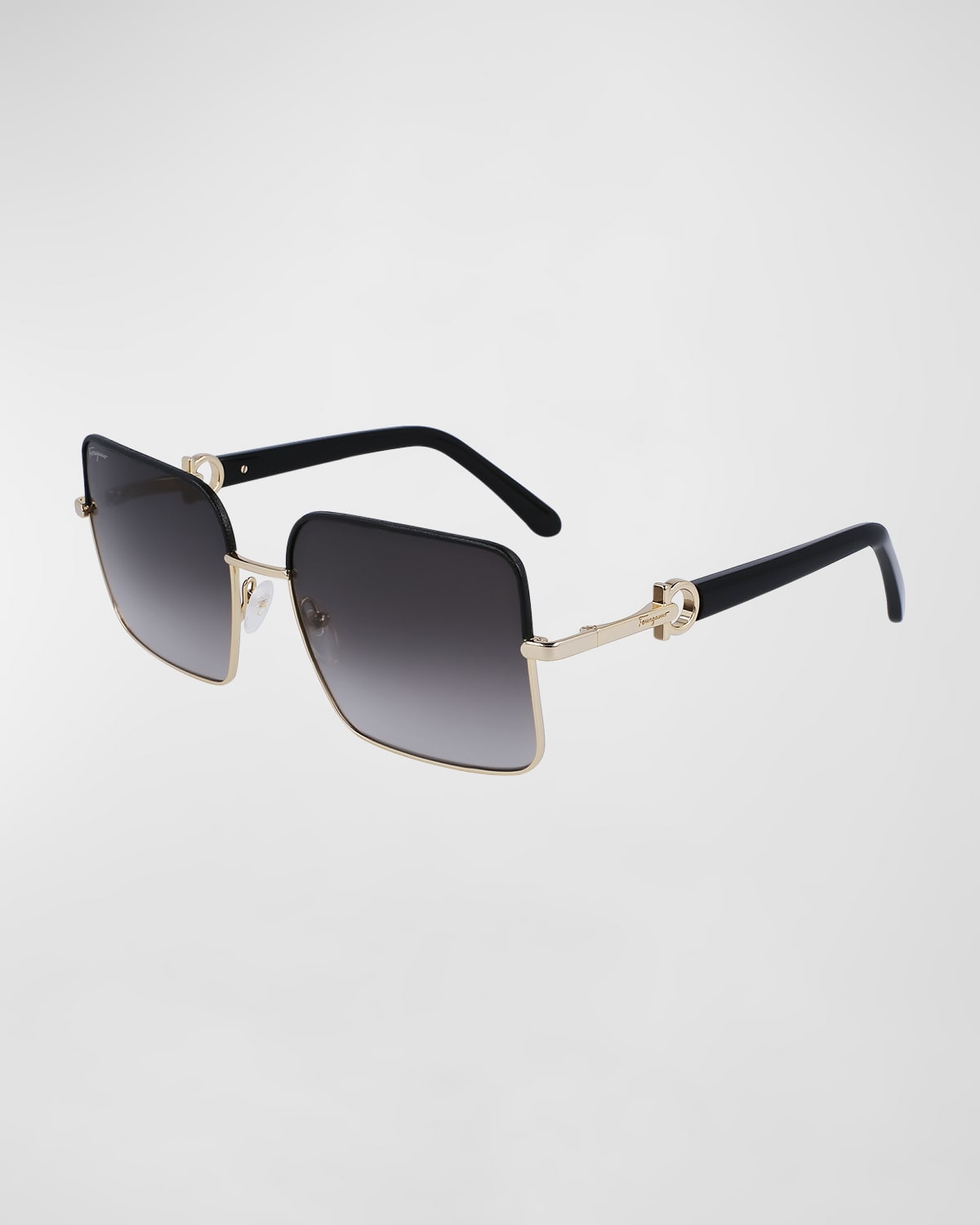 Gancio Square Mixed-Media Sunglasses