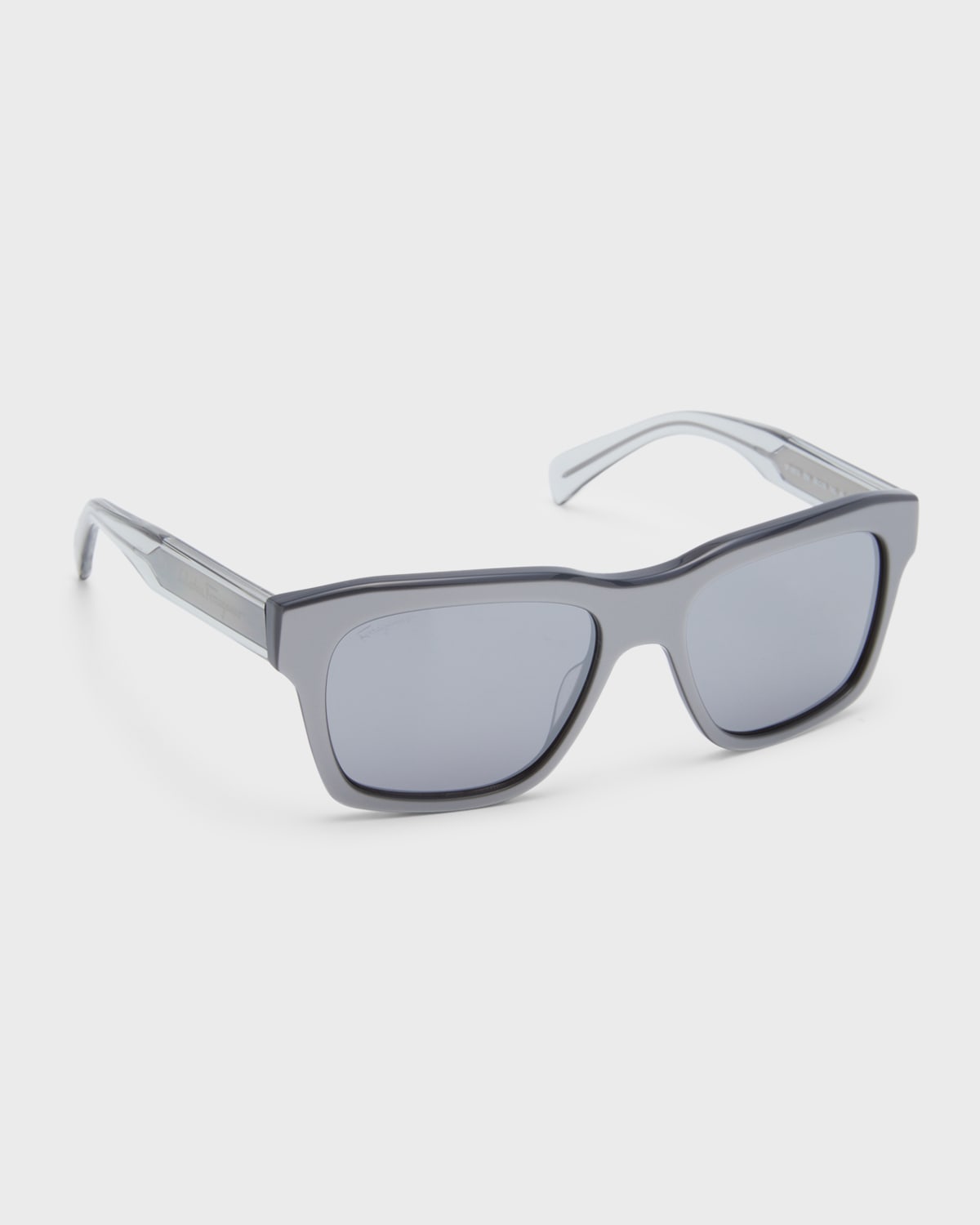 Men's Gradient Temple Square Sunglasses