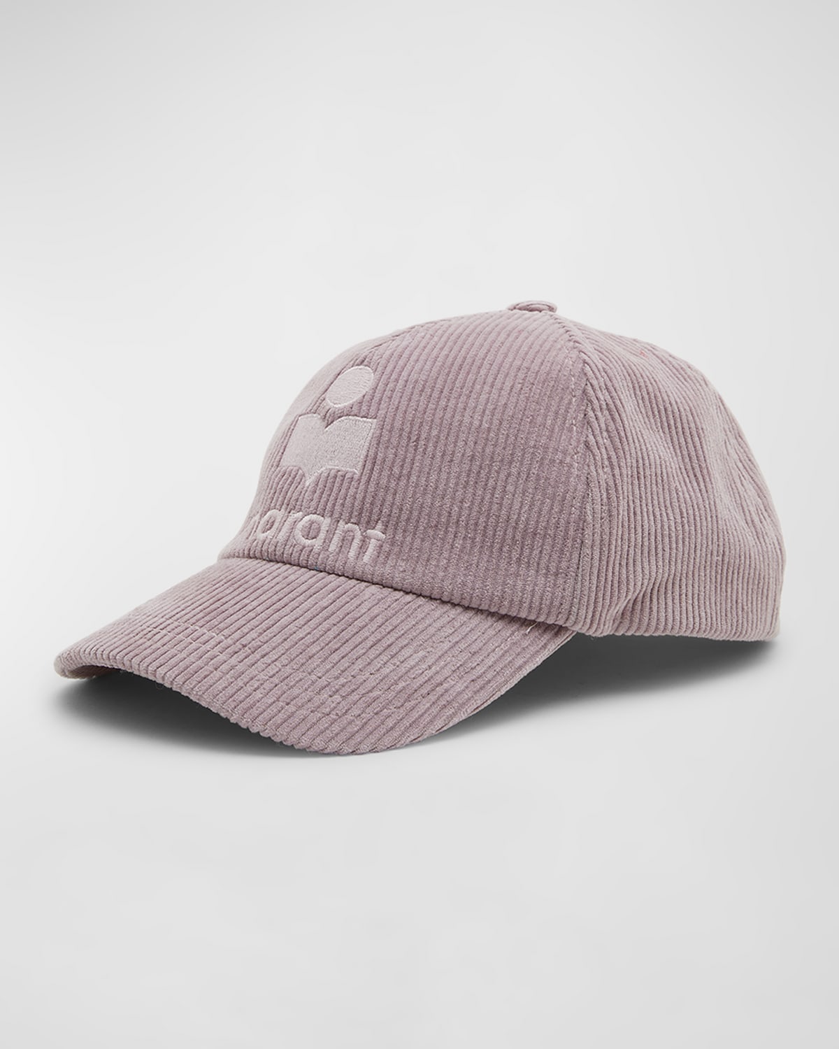 Isabel Marant Tyron Corduroy Baseball Cap In Lilac