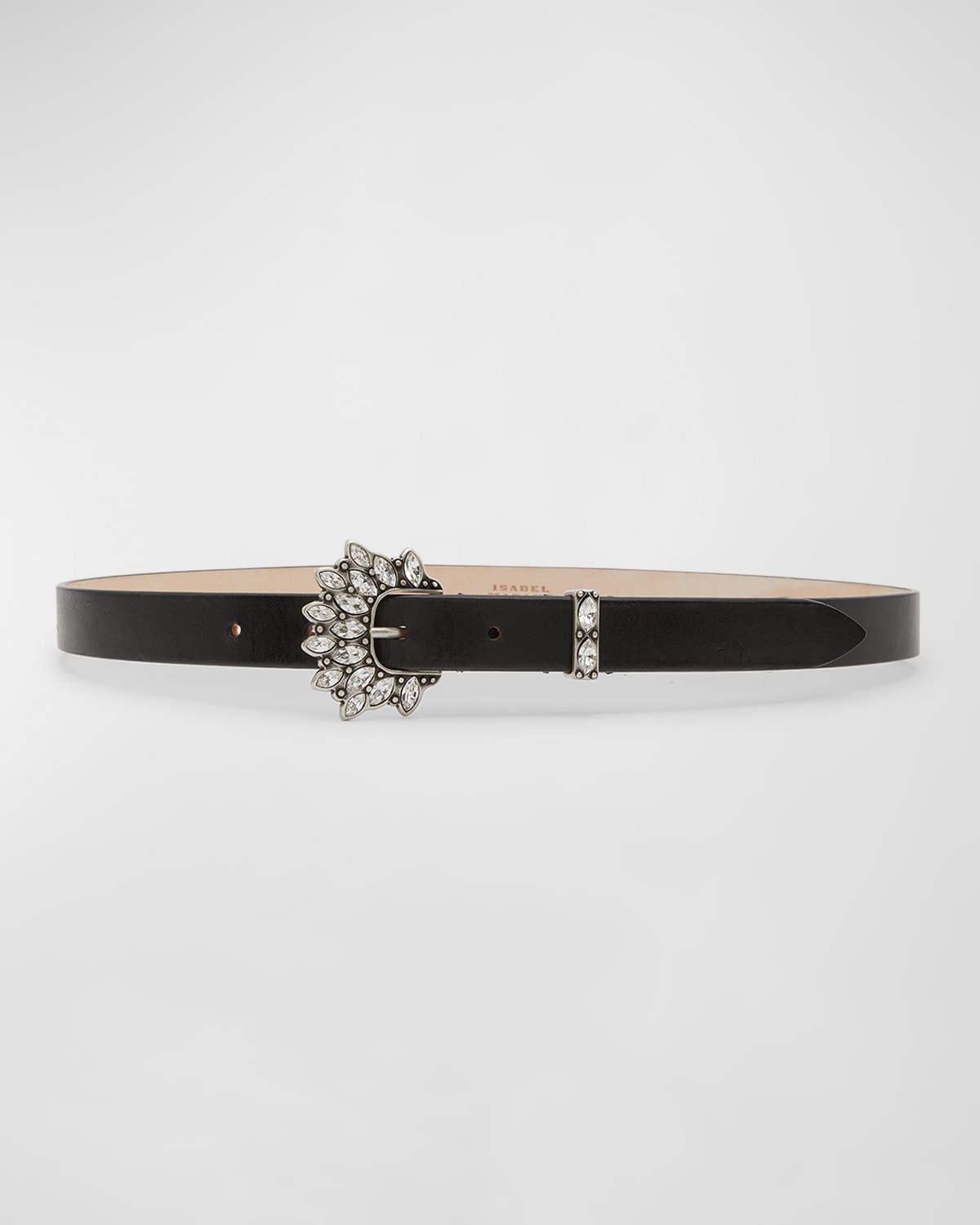 ISABEL MARANT CELENIA EMBELLISHED LEATHER BELT