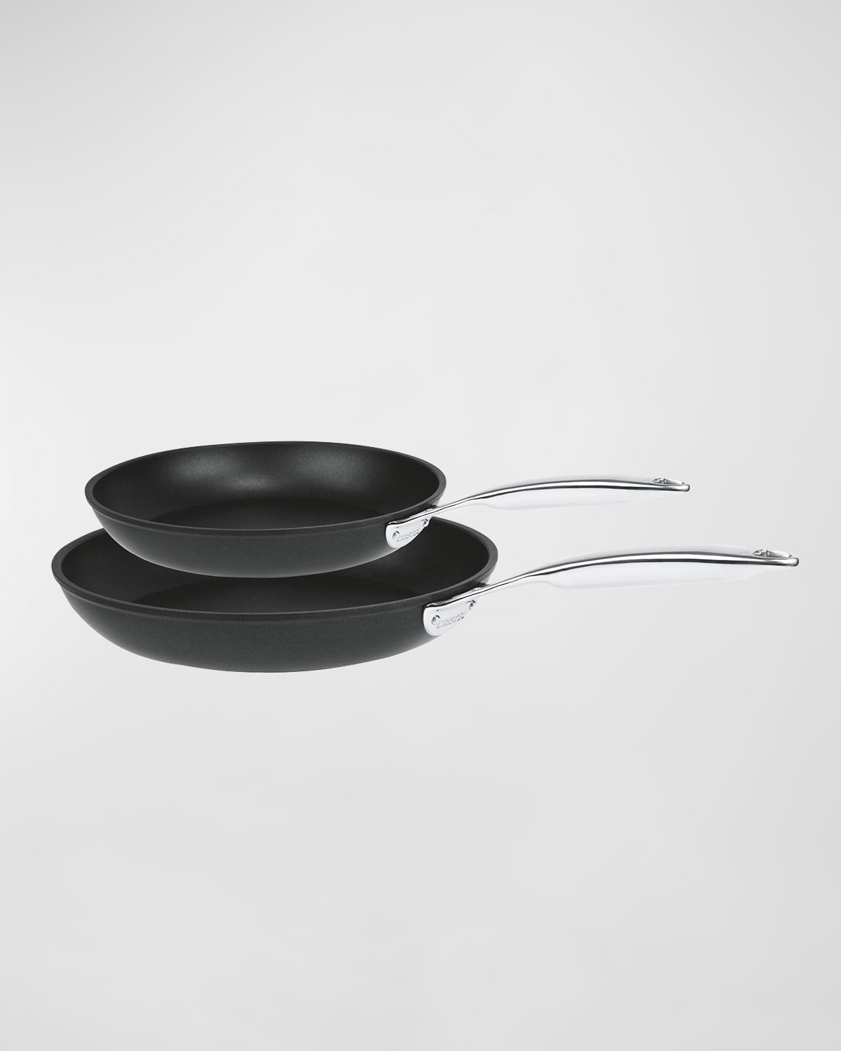 CRISTEL CASTEL PRO ULTRALU 2-PIECE NON-STICK FRYING PAN SET