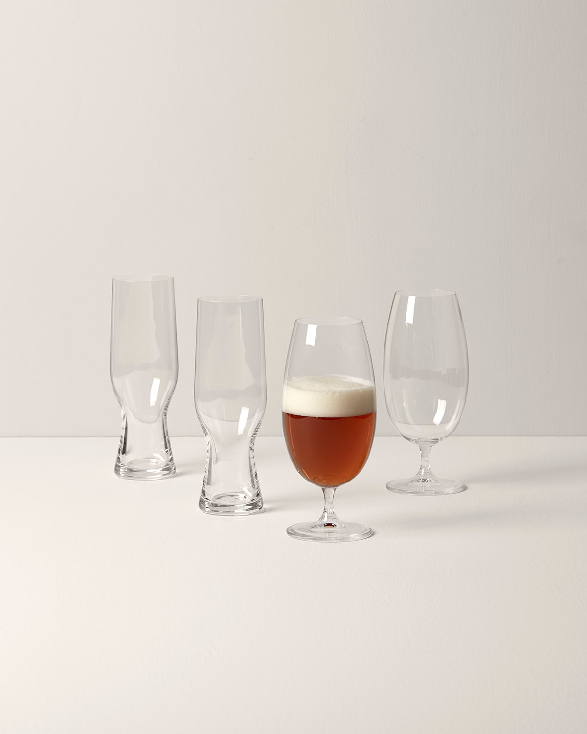 Lenox Tuscany Classics Assorted Beer Glasses, Set Of 4 In Clear