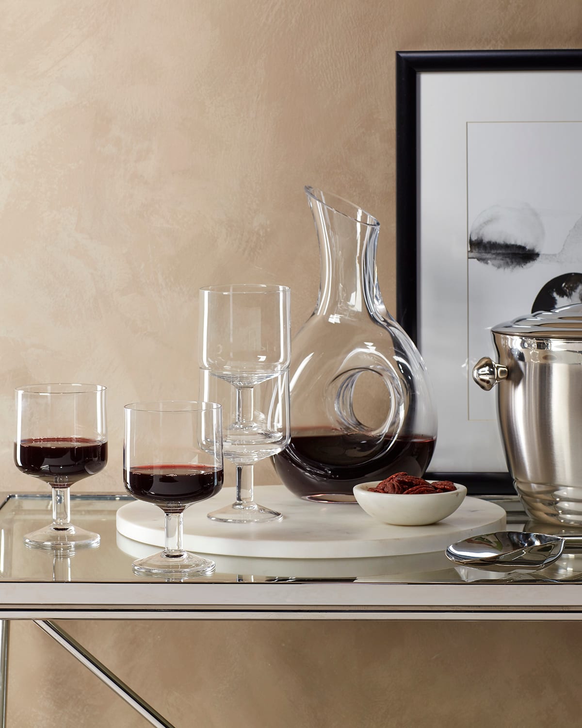 Lenox Tuscany Classics Stackable Stem Wine Glasses, Set Of 4
