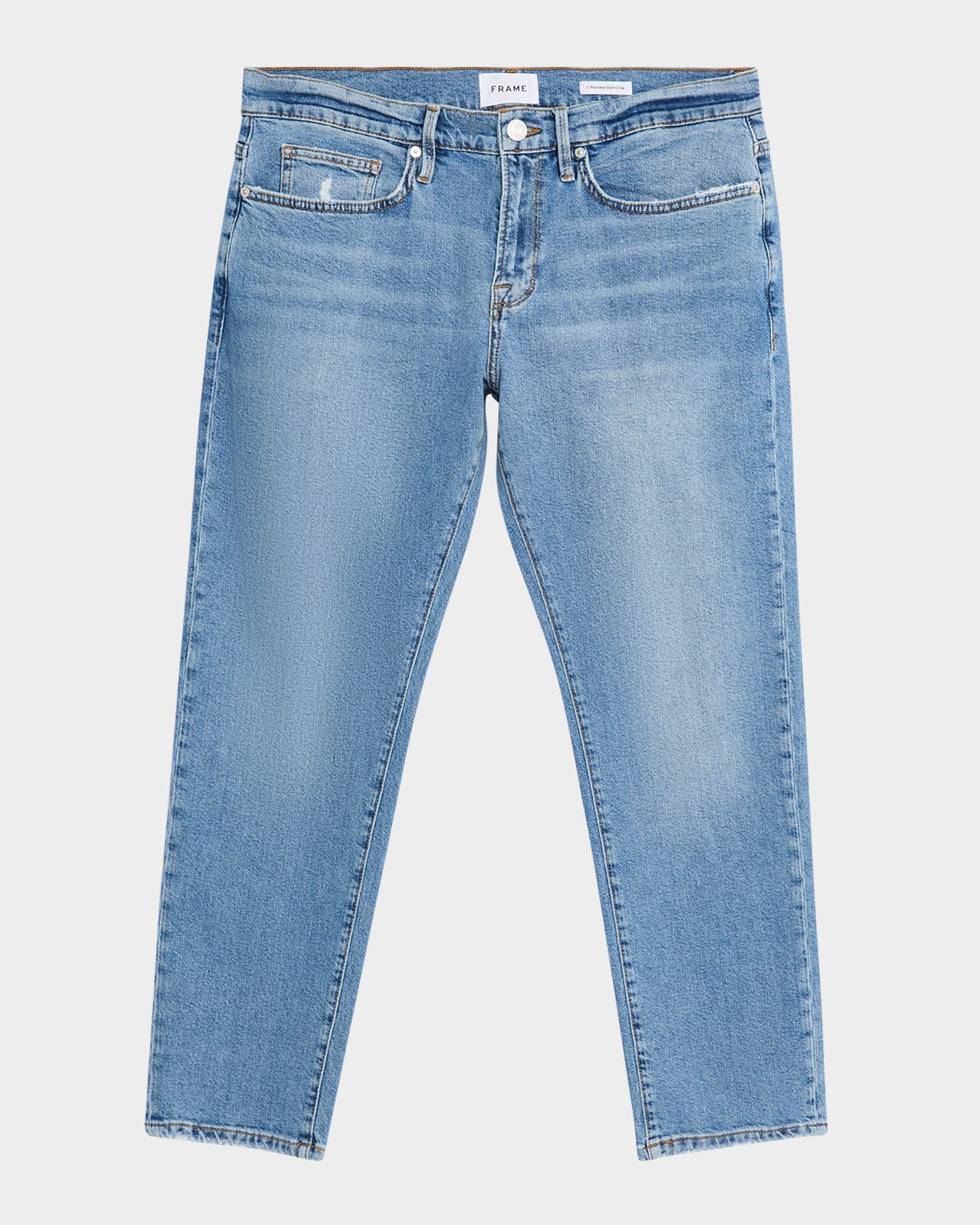 Shop Frame Men's L'homme Slim Crop Jeans In Bahamas