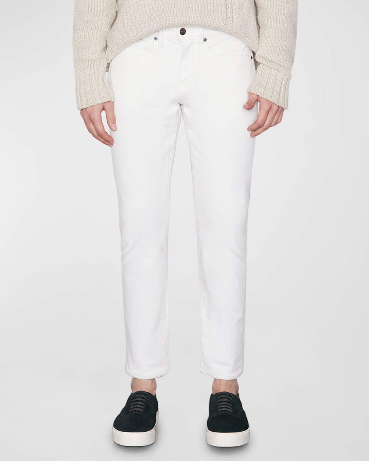 Frame Men's L'homme Slim Crop Jeans In Blanc