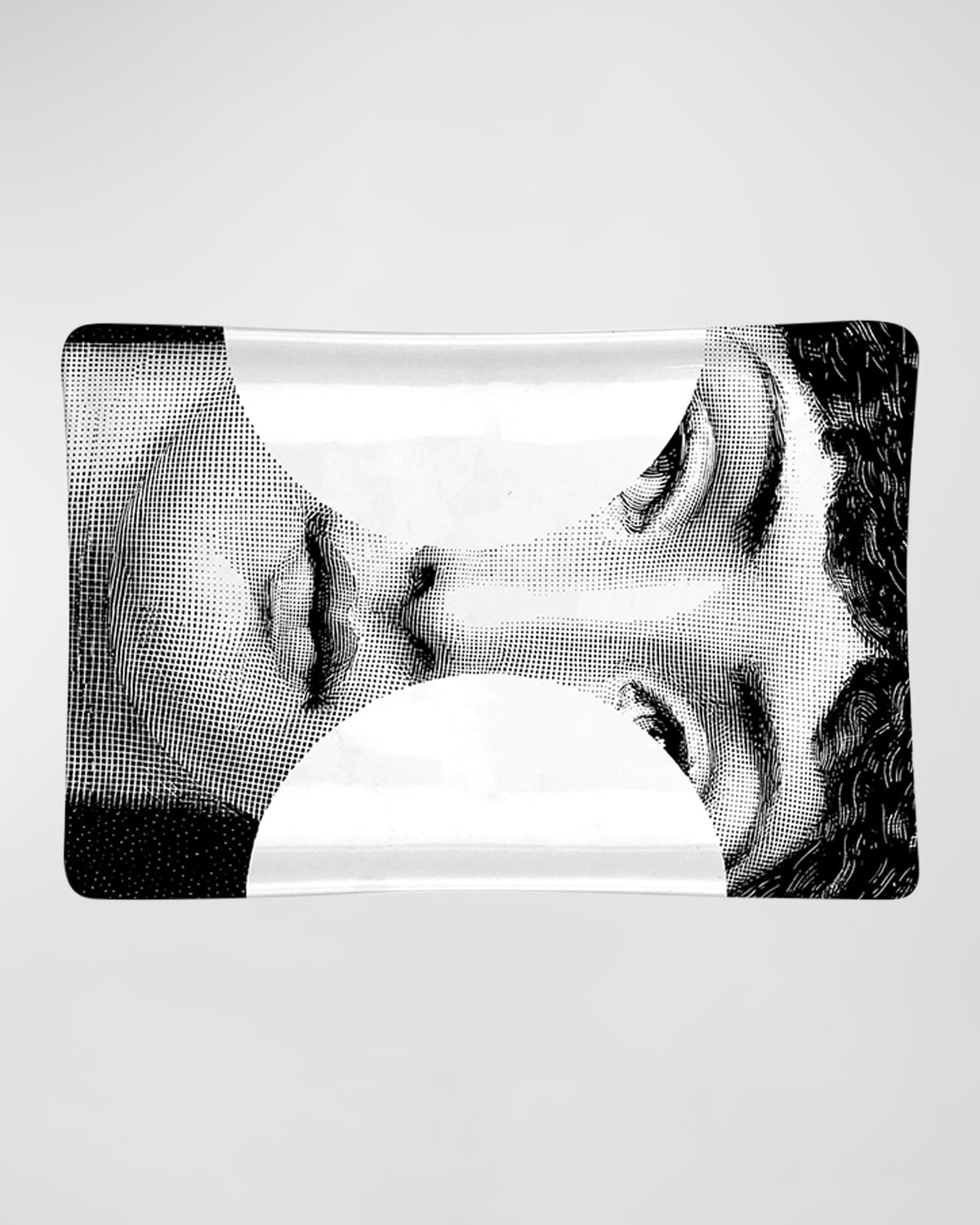 Fornasetti Rectangular Ashtray - Tema E Variazioni N.149