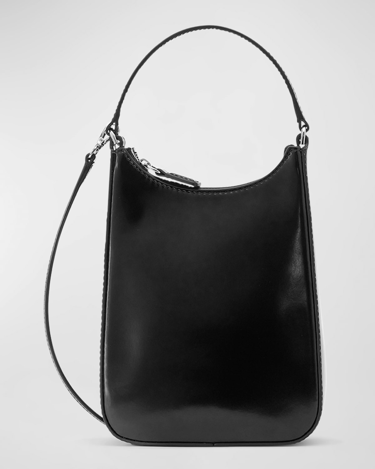 Staud Women's Mini Alec Convertible Leather Top Handle Bag In
