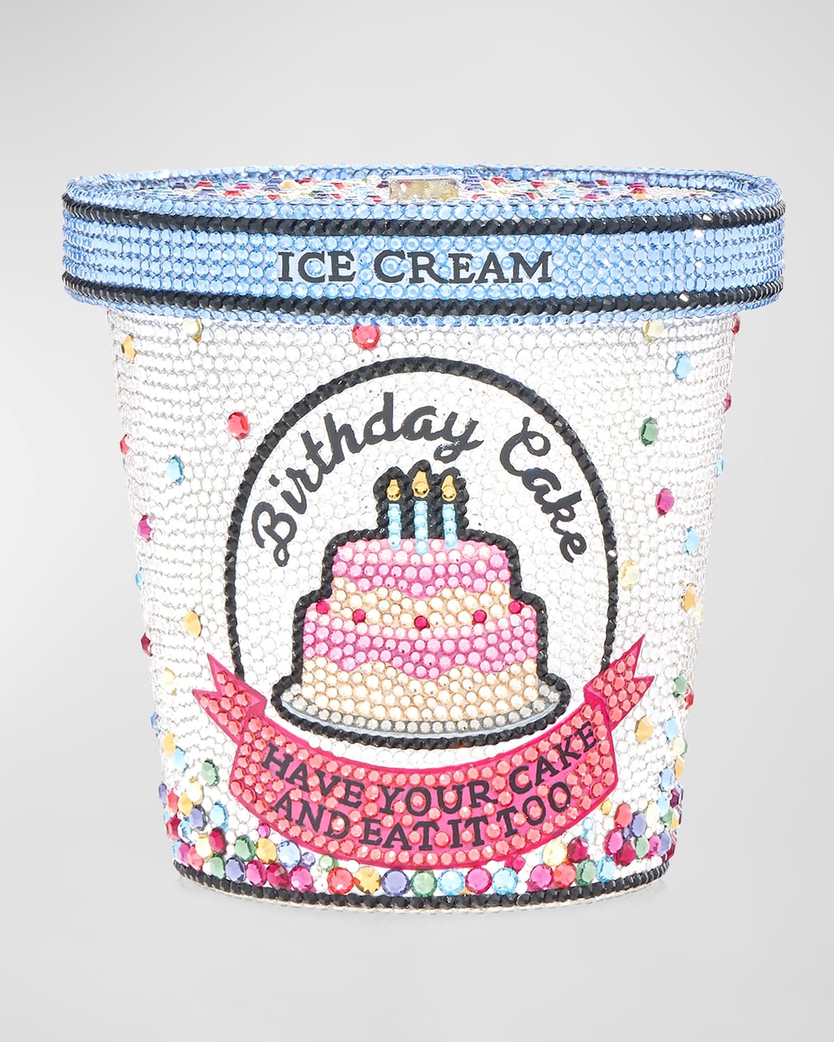 Ice Cream Pint Crystal Minaudiere