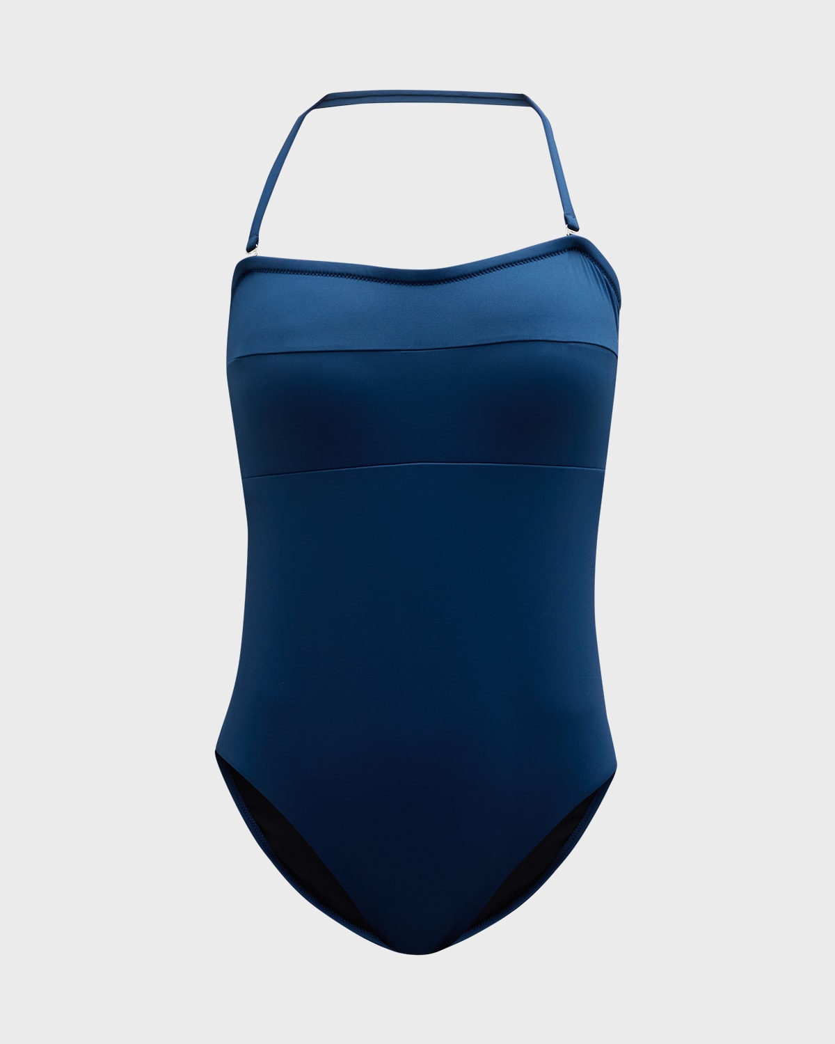Palm Modern Bandeau One-Piece Swimsuit