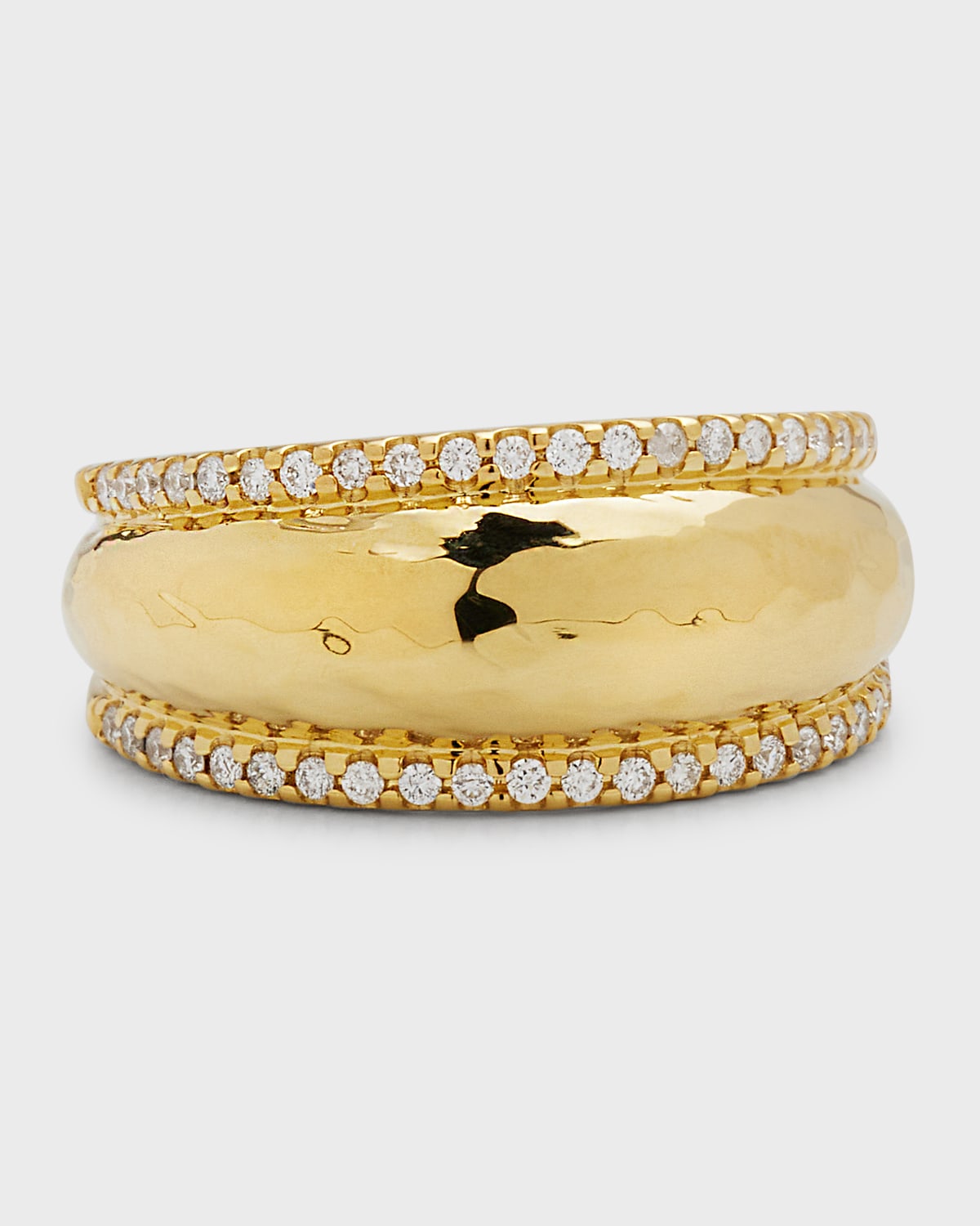 IPPOLITA 18K CLASSICO THIN GODDESS HAMMERED RING