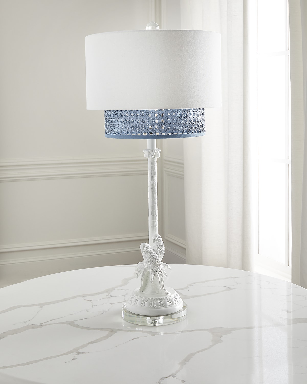 Couture Lamps Parrot And Palm Table Lamp