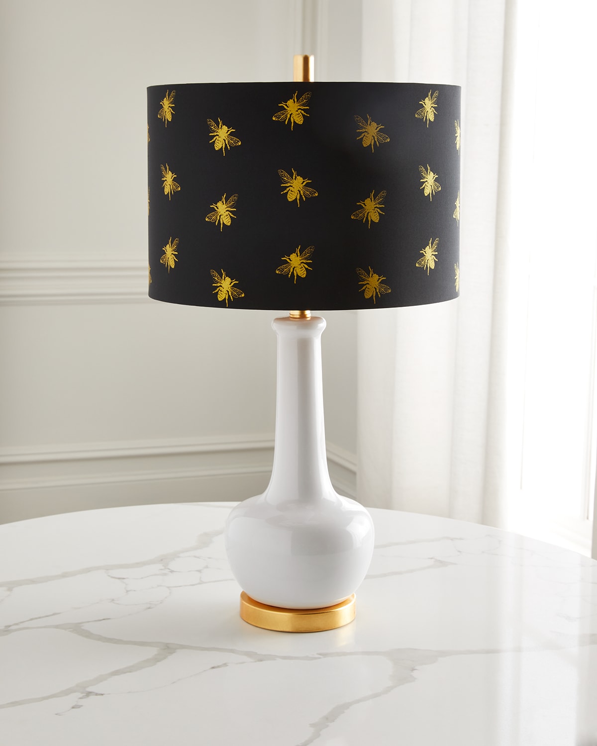 Shop Couture Lamps Costner Table Lamp In Blackwhite