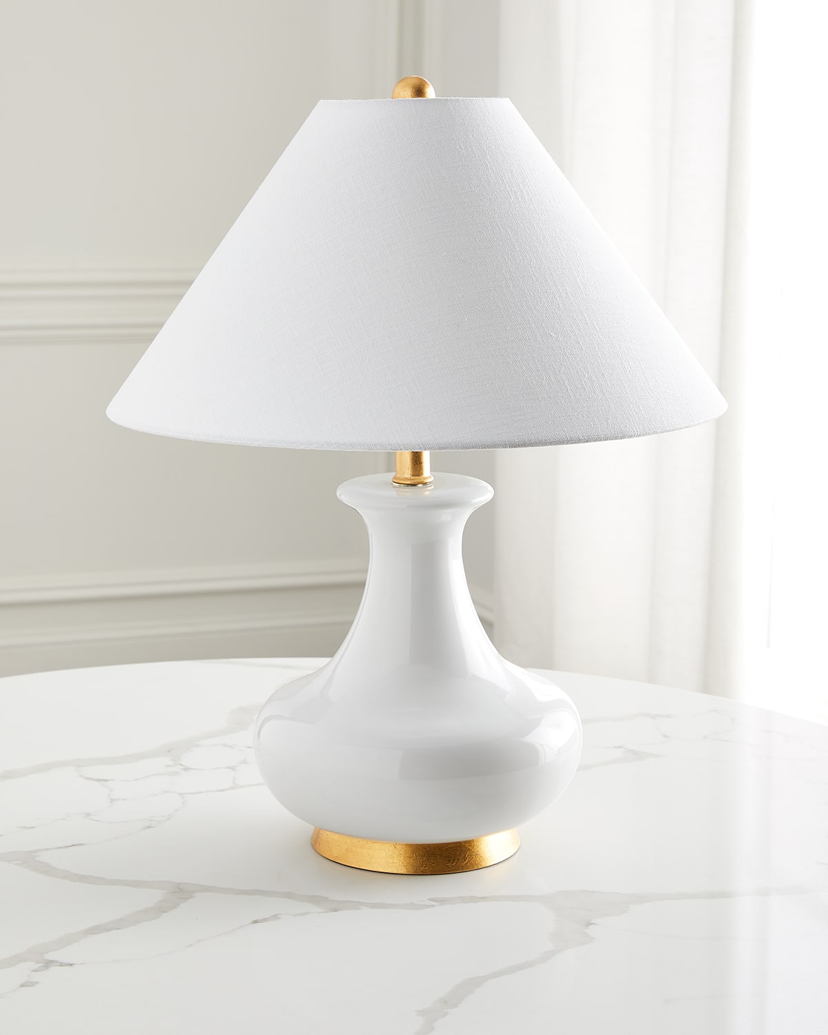 Shop Couture Lamps Quinn Table Lamp In White