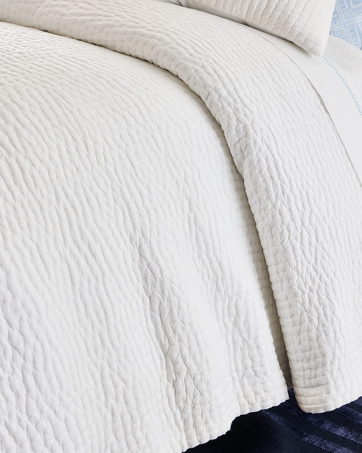 John Robshaw Vivid White King Coverlet In White