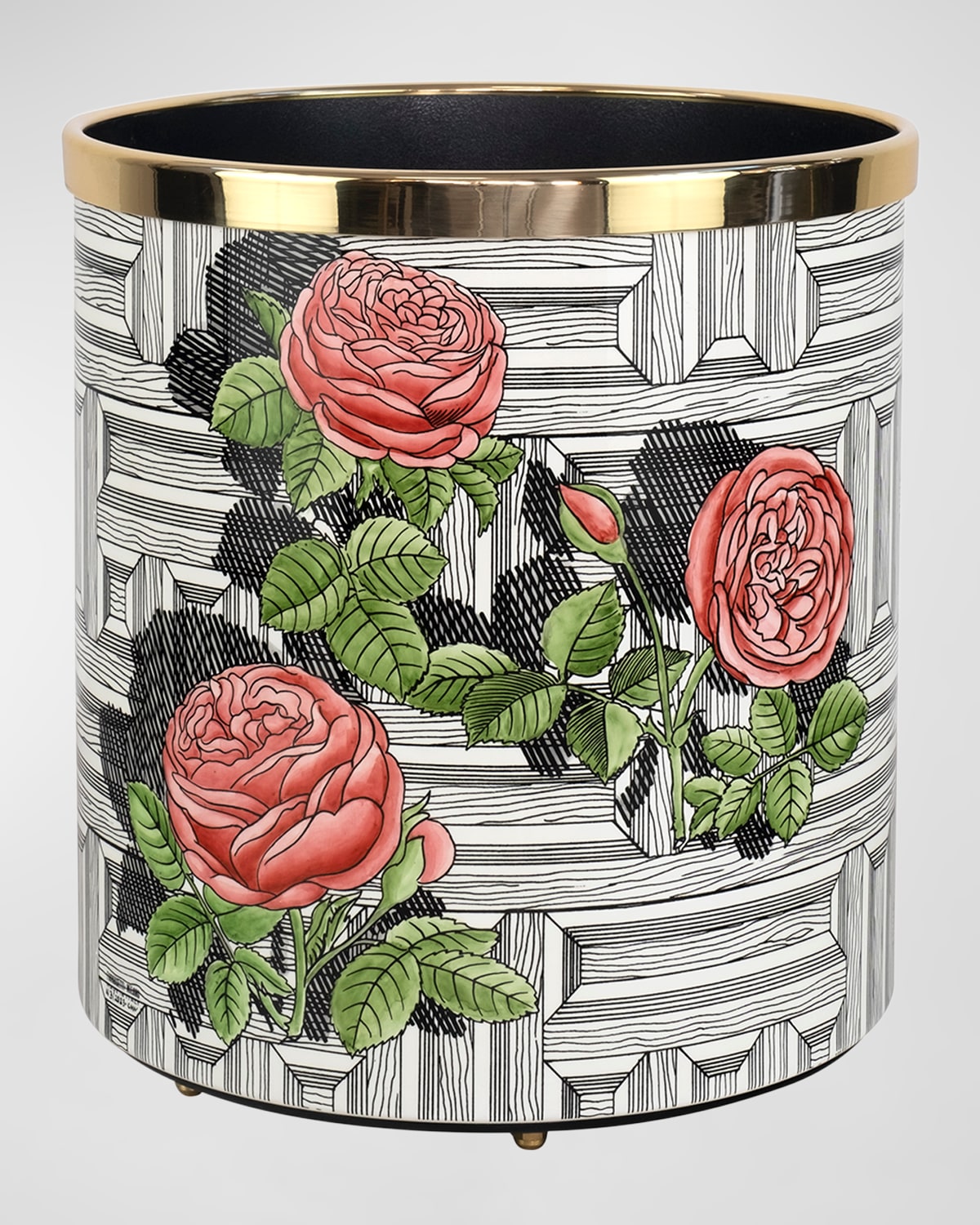 Fornasetti Paper Basket - Musciarabia Con Rose Colore