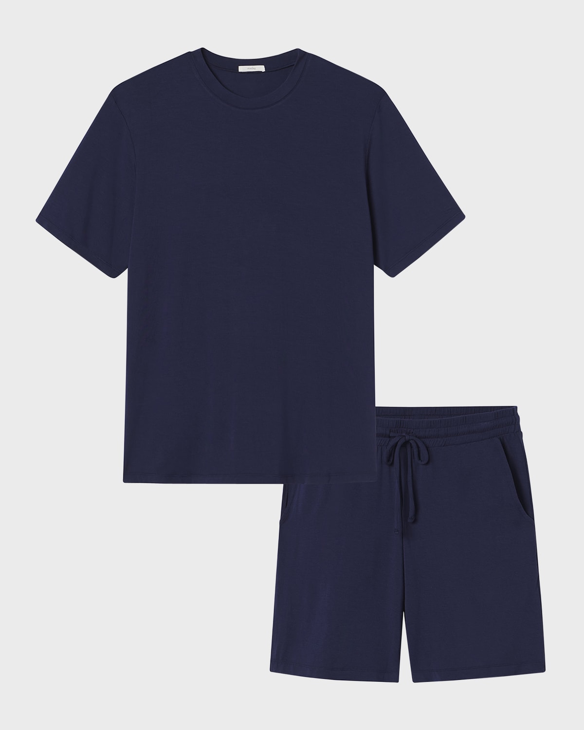 Eberjey Men's Henry Short Pajama Set In True Navy