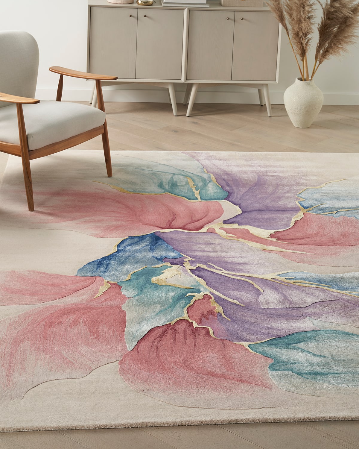 Nourison Petals In Ivory Hand-tufted Rug, 5' X 8'