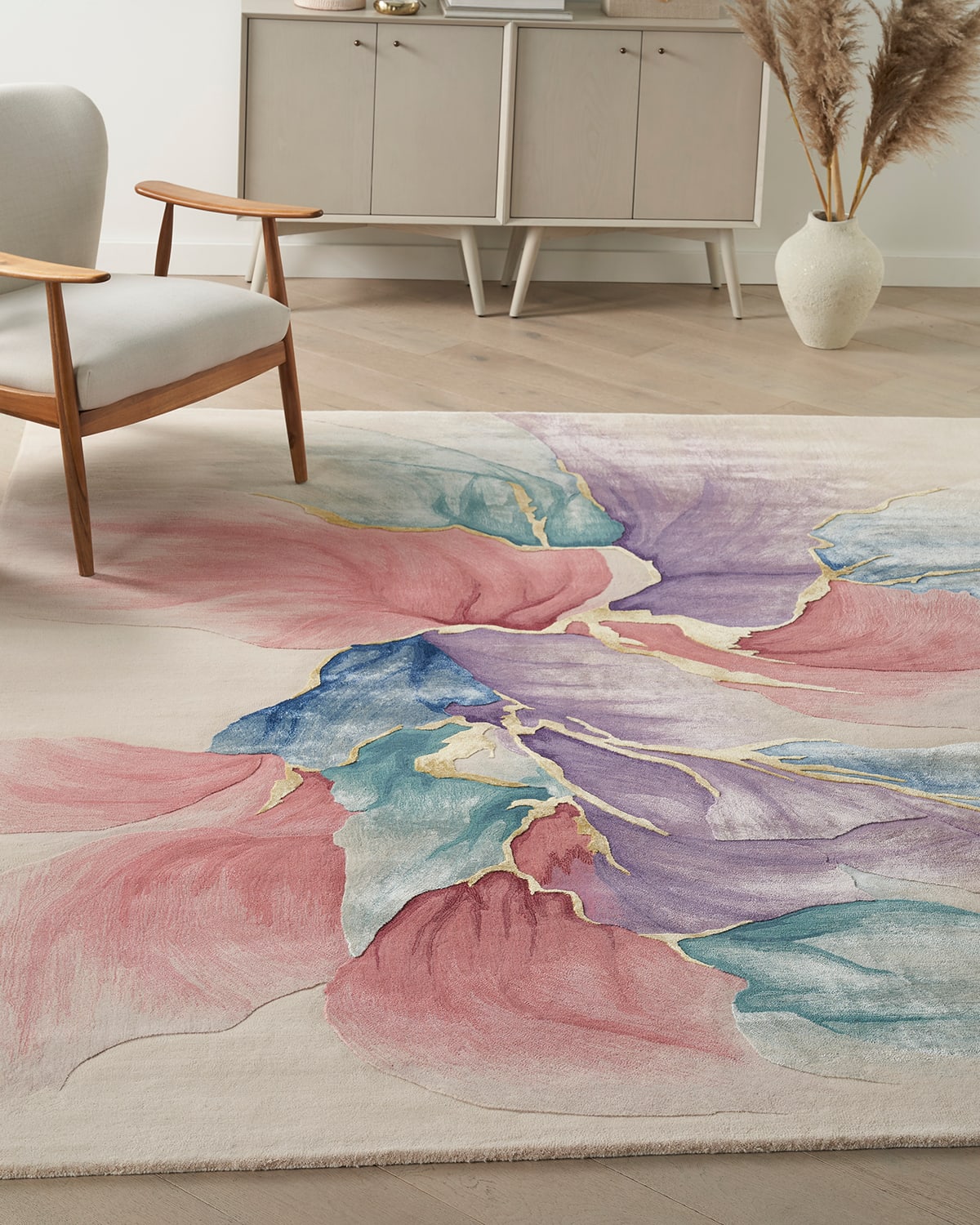 Nourison Petals In Ivory Hand-tufted Rug, 10' X 14'
