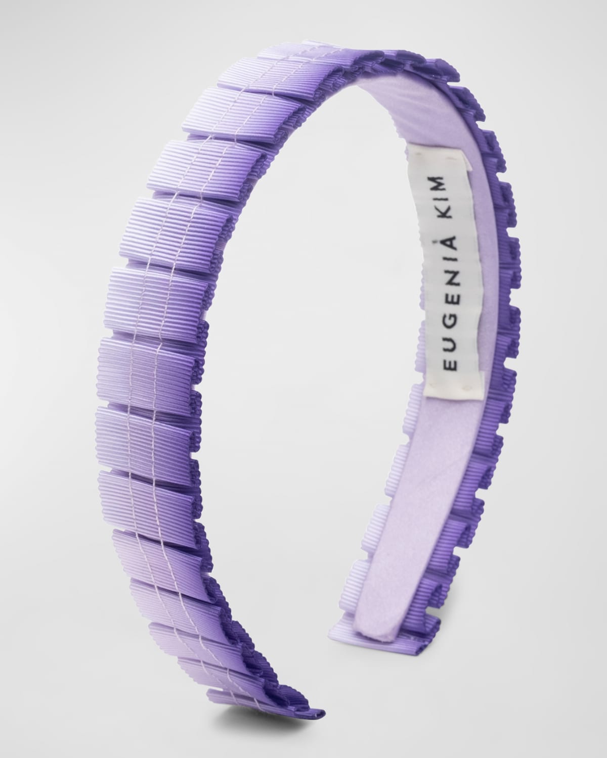 Eugenia Kim Rafaela Pleated Ombre Headband In Lavender