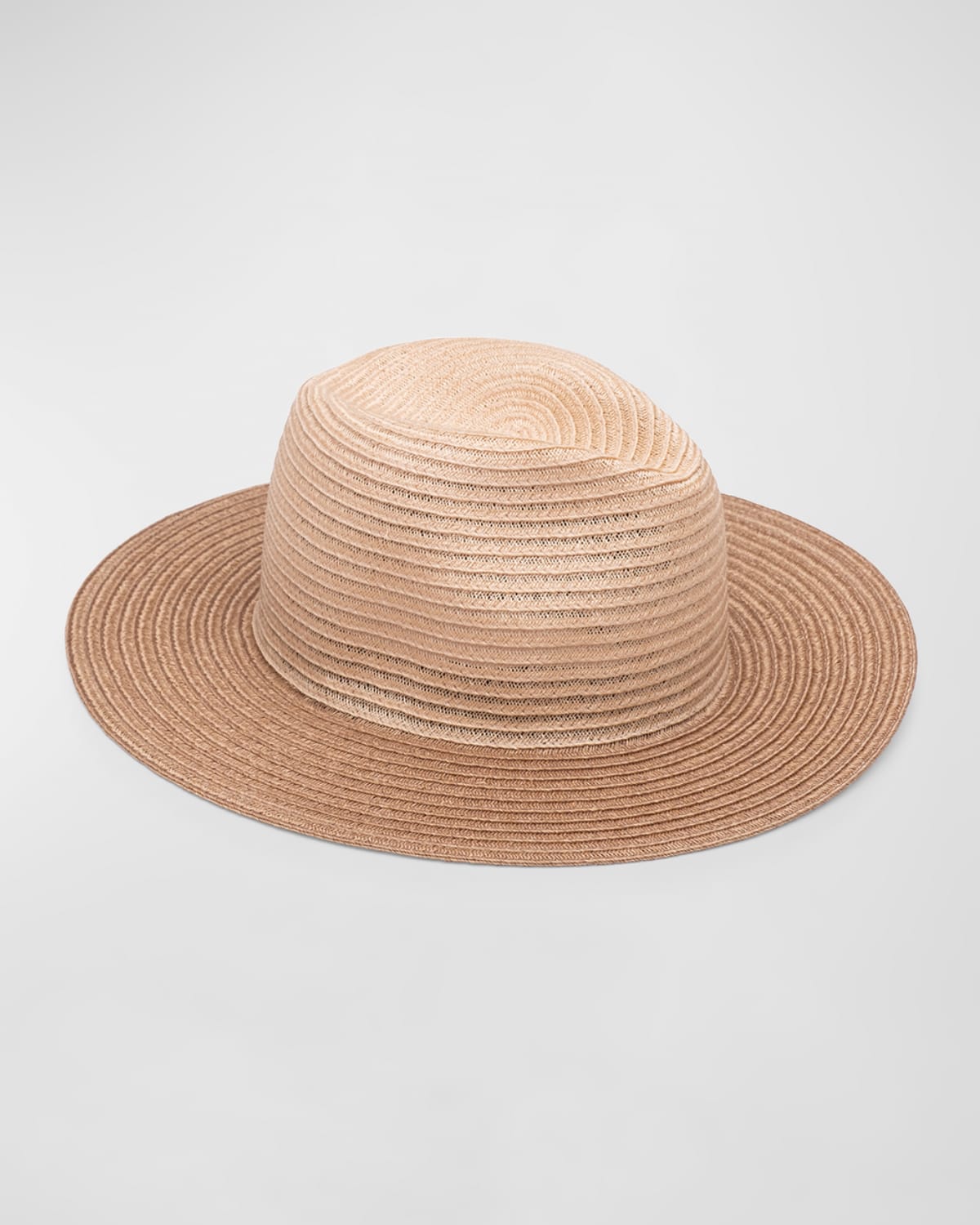 Shop Eugenia Kim Courtney Hemp Fedora In Peach Fawn