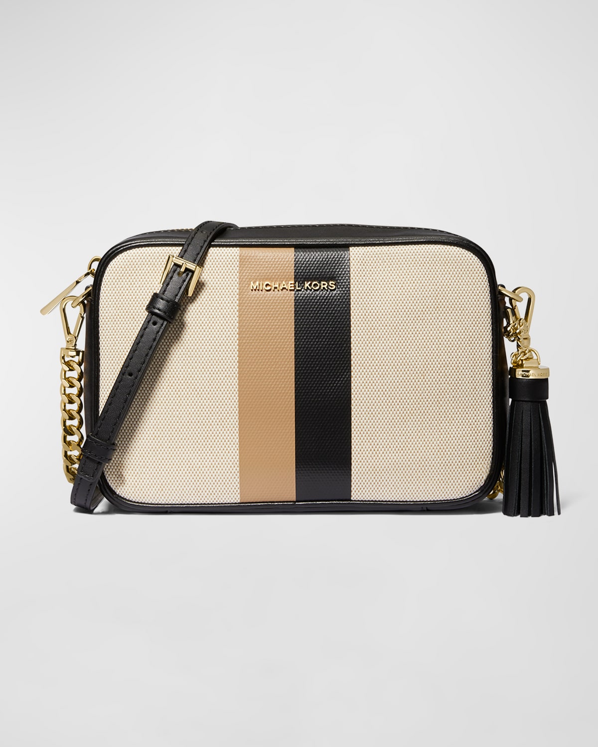 Michael kors sale striped bag