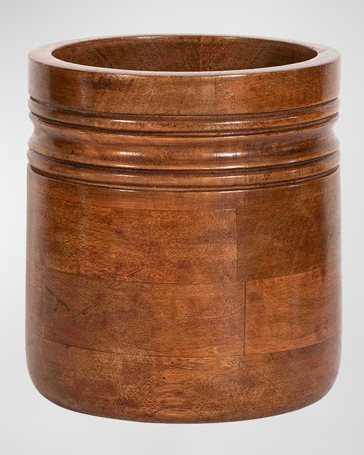 Juliska Bilbao Wood Crock In Brown