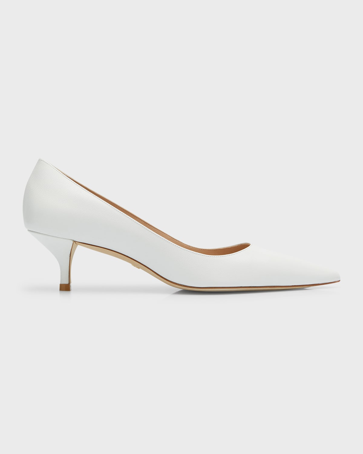 Stuart Weitzman With Heel In White