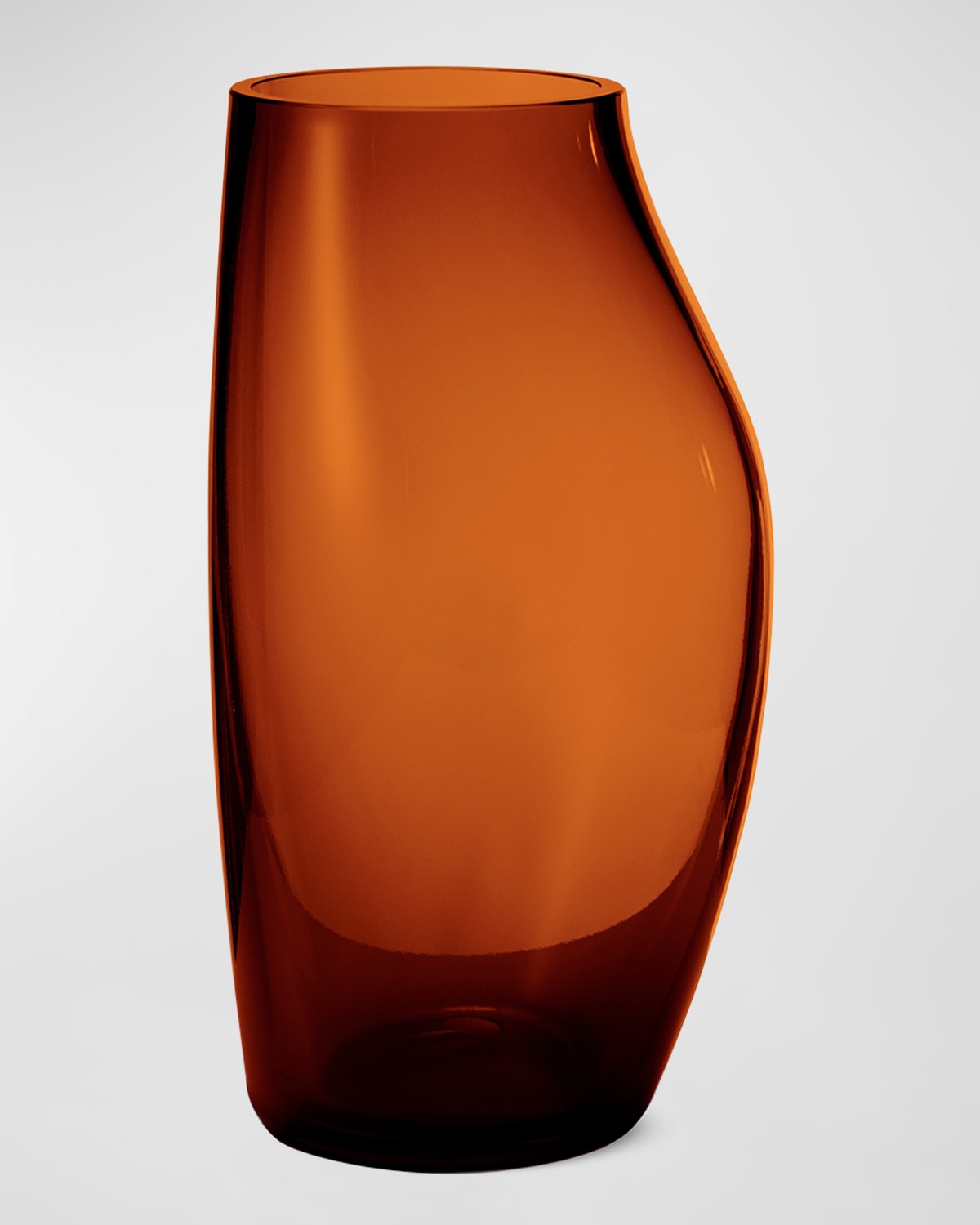 Georg Jensen Sky Glass Vase - Amber In Orange