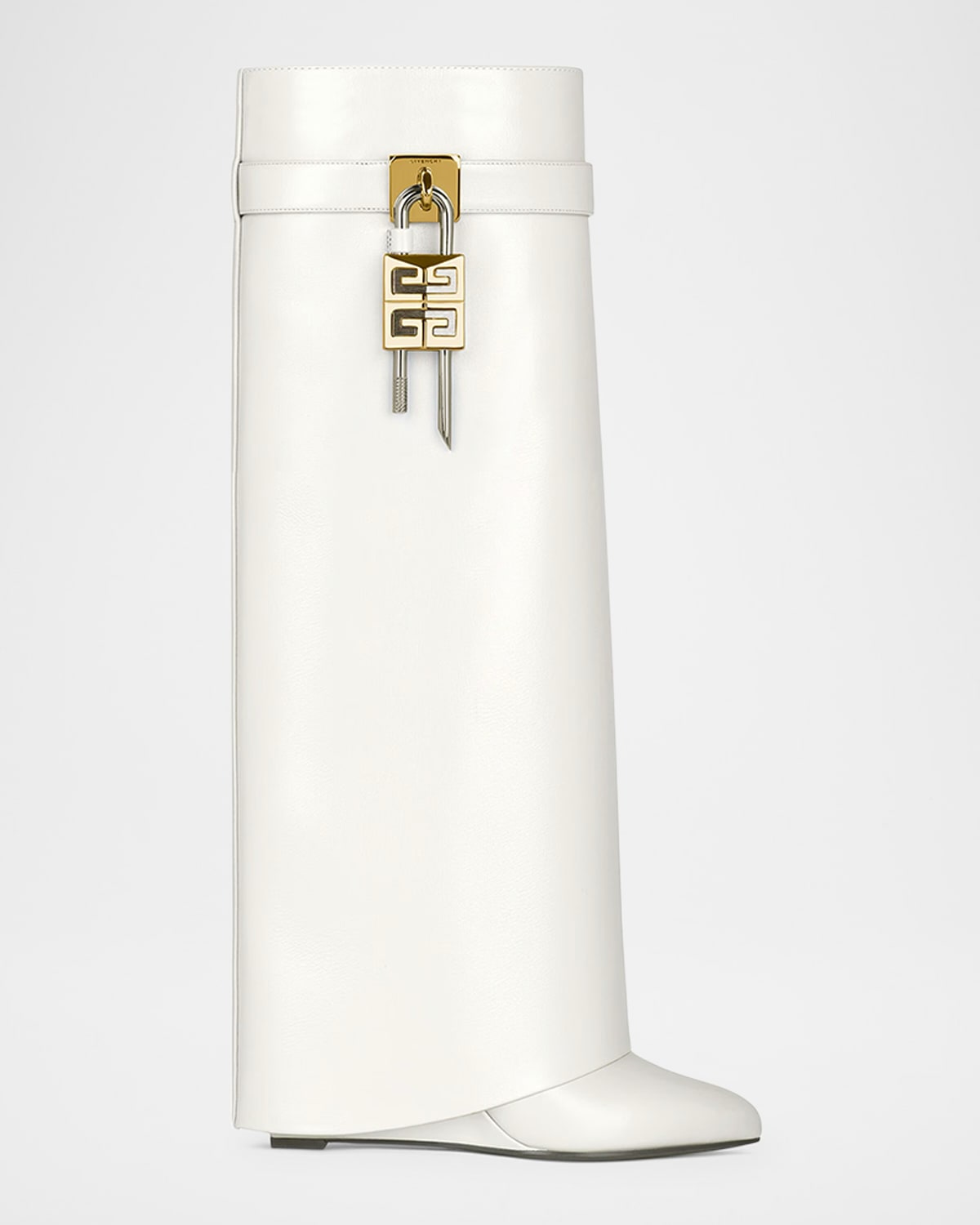 Givenchy Shark Lock Leather Boots