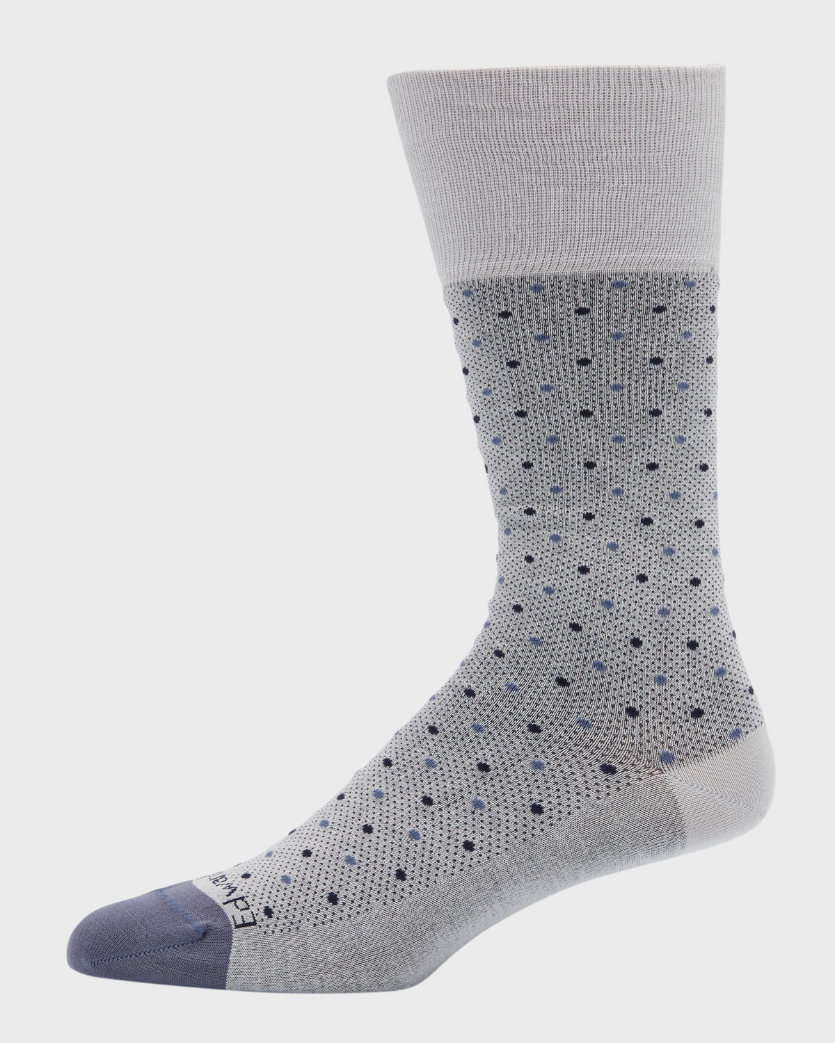 Edward Armah Men's Polka Dot-Print Crew Socks