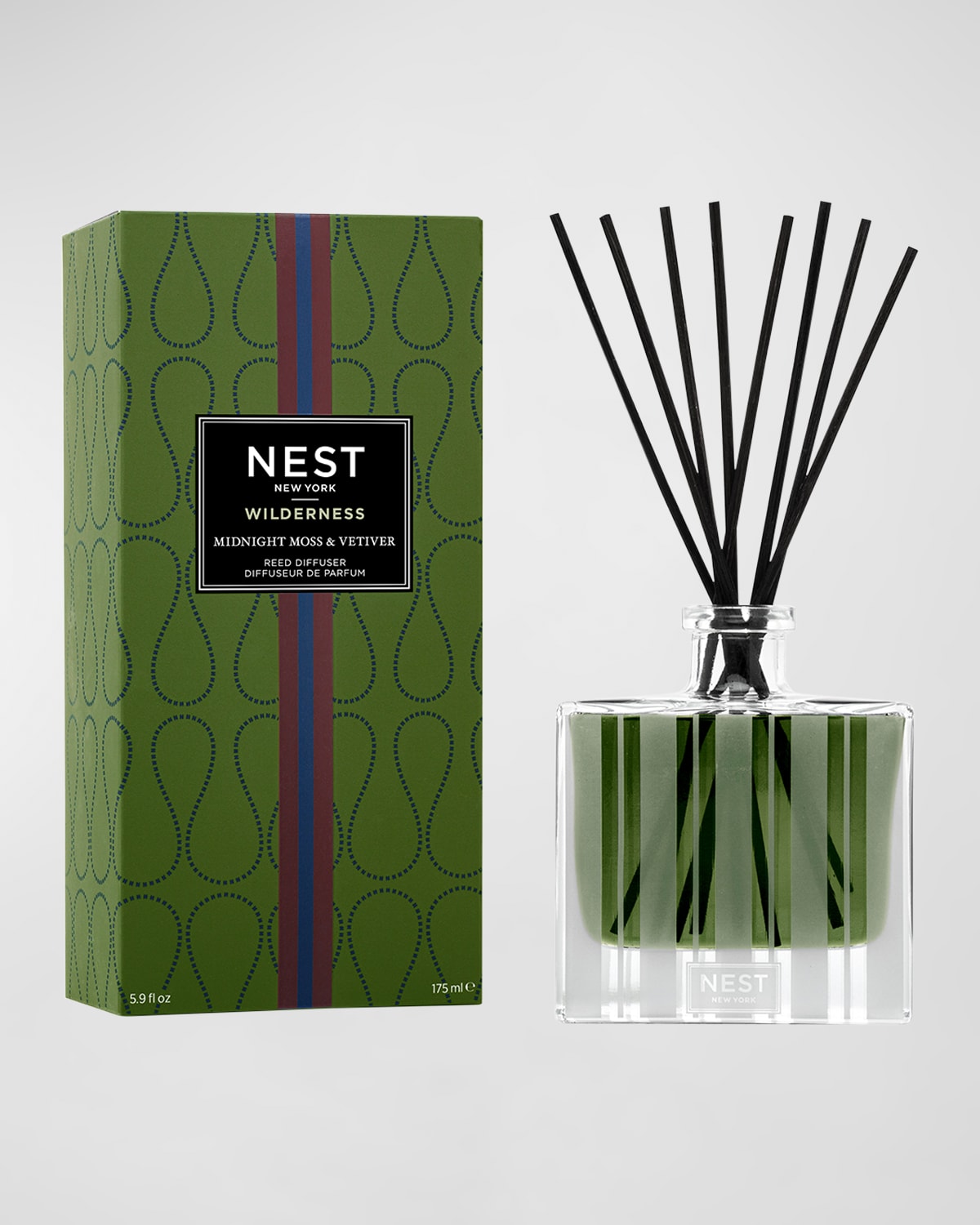 NEST NEW YORK WILDERNESS MIDNIGHT MOSS AND VETIVER REED DIFFUSER, 5.9 OZ.