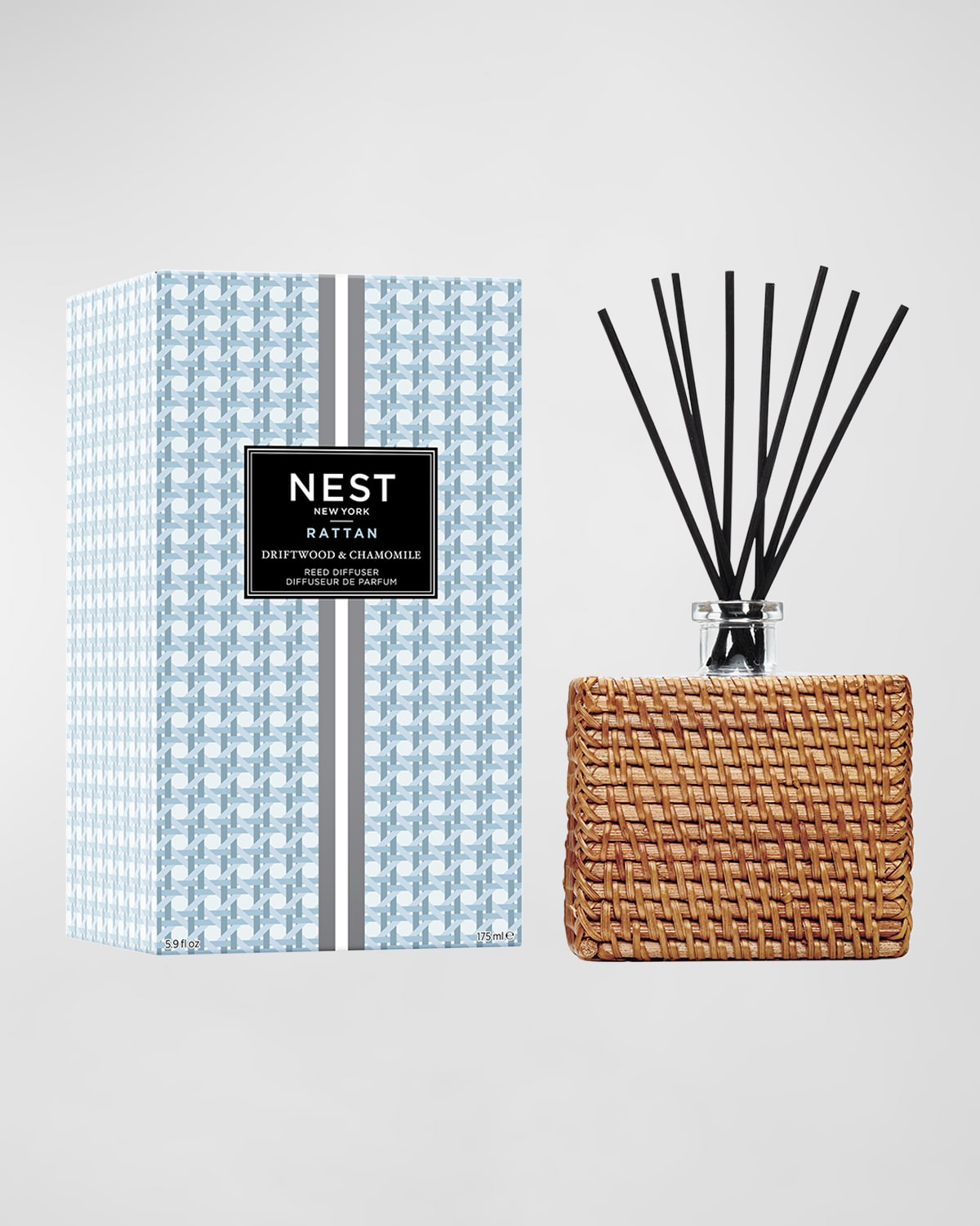 NEST NEW YORK RATTAN DRIFTWOOD AND CHAMOMILE REED DIFFUSER, 5.9 OZ. 