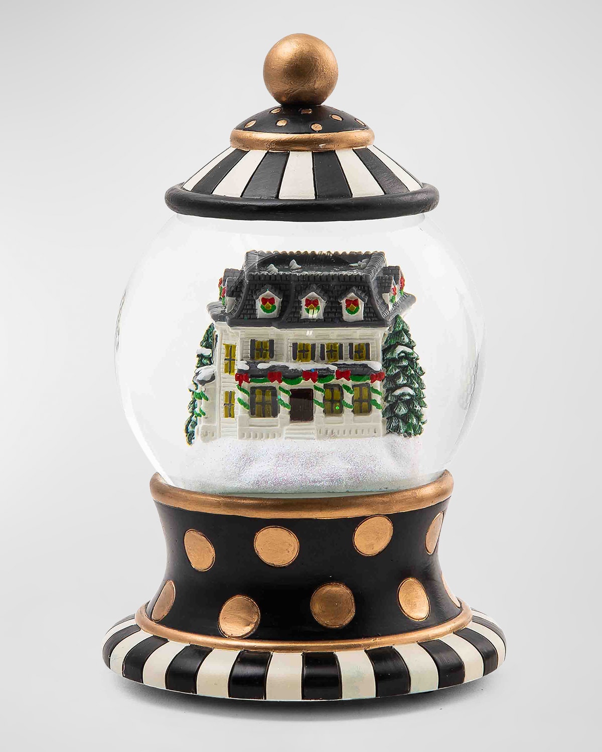 Mackenzie-childs Farmhouse Snow Globe Christmas Decoration