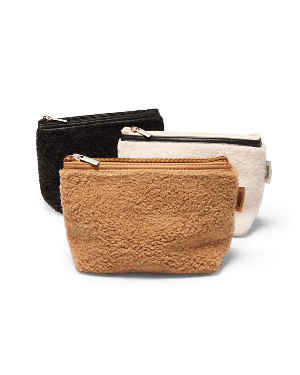 Faux Shearling Cosmetic Bag with Assorted Samples, Yours with any $350 Beauty Purchase
