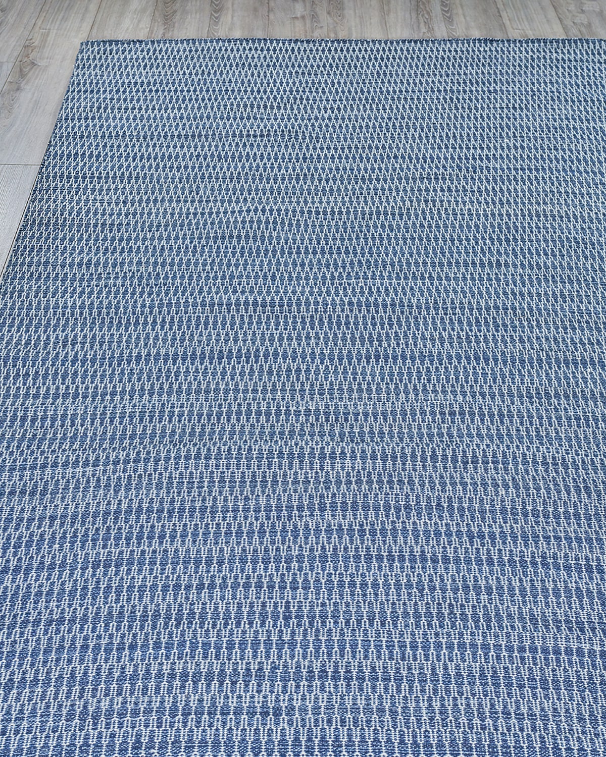 Shop Exquisite Rugs Tate Indoor/outdoor Flat-weave Rug, 10' X 14' In Navy