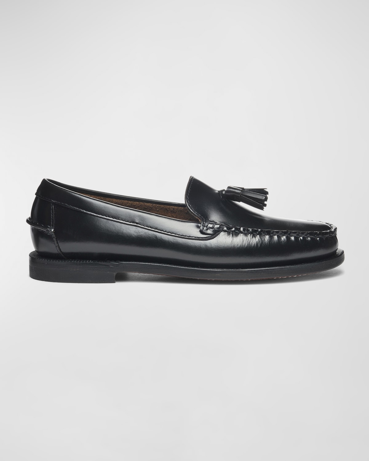 Shop Sebago Classic Will Tassel Penny Loafers In Black