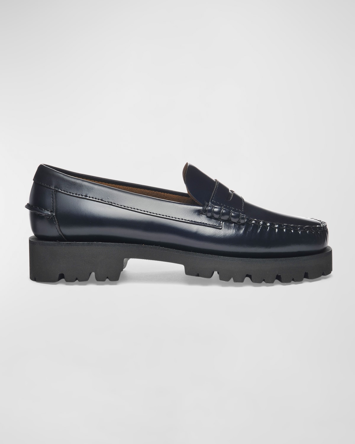 Dan Casual Lug-Sole Penny Loafers