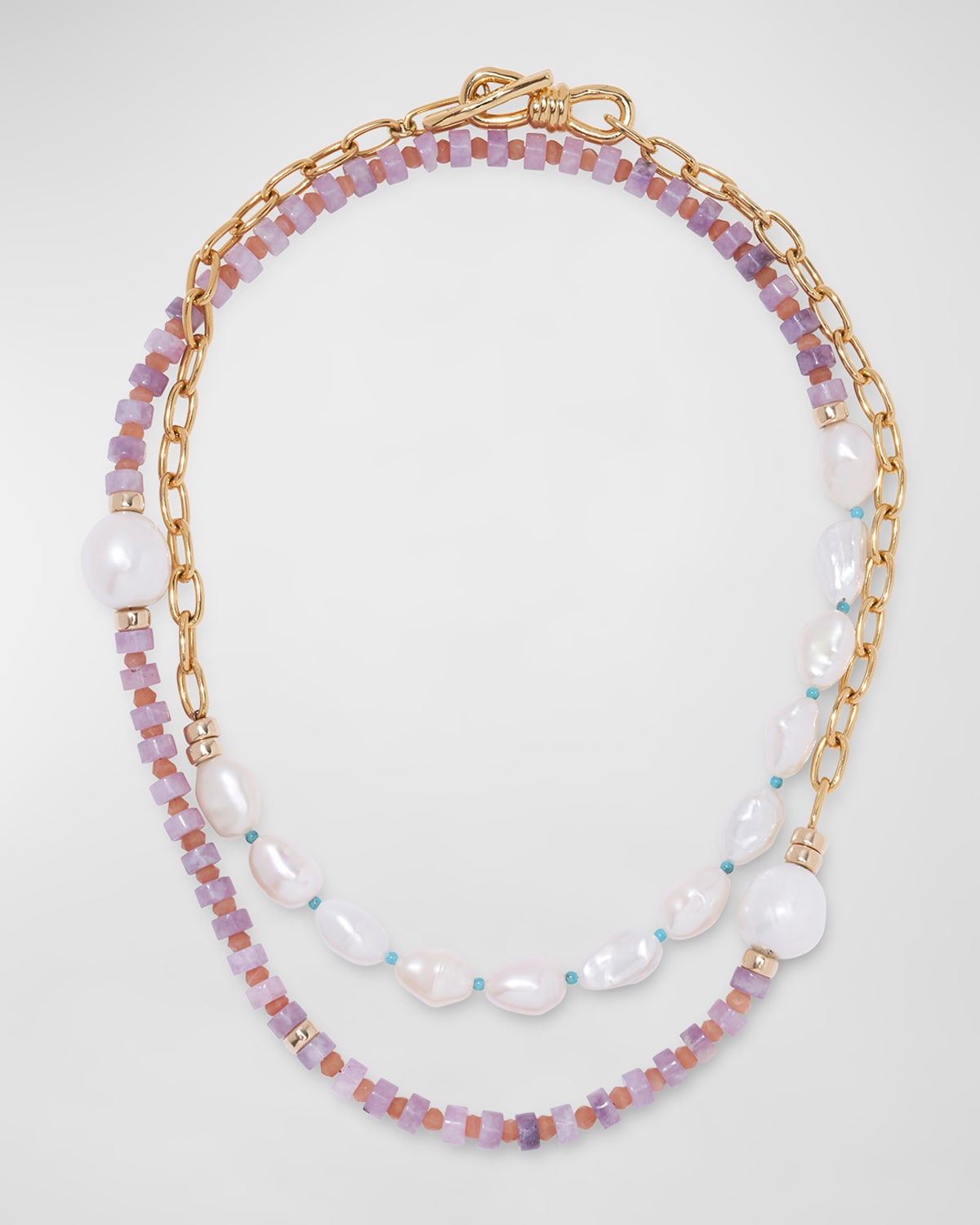 Lizzie Fortunato Porto Covo Necklace with Pearls