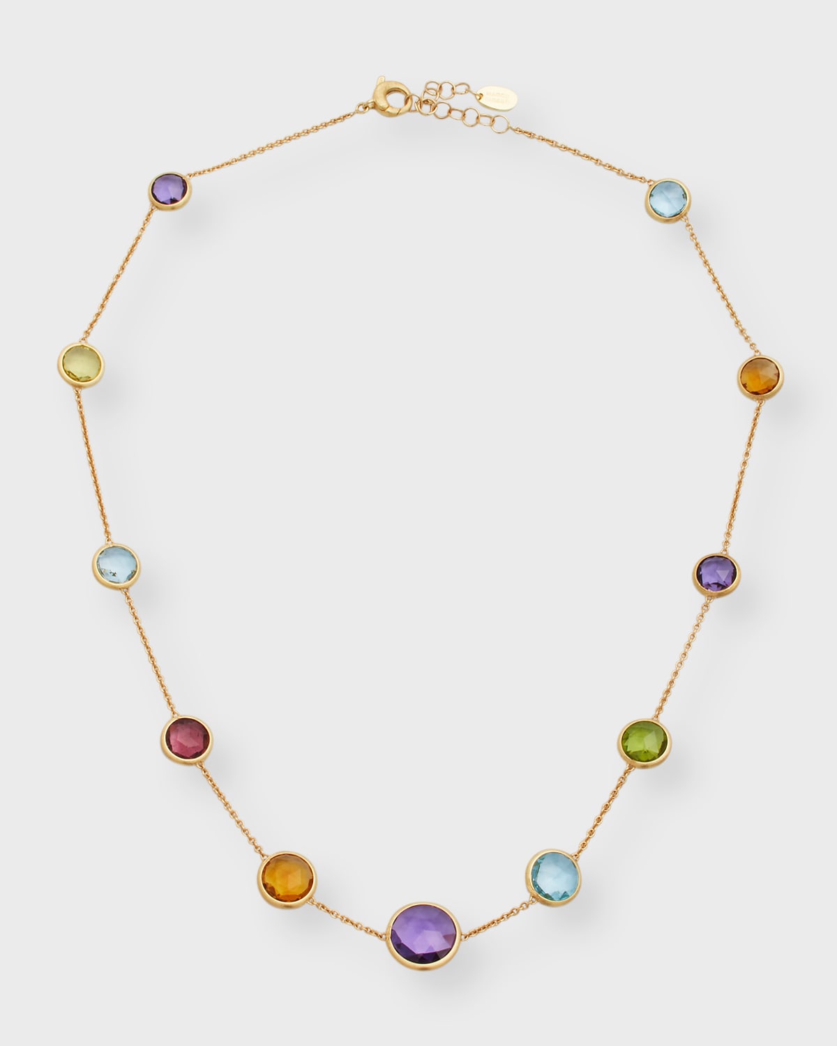 Marco Bicego Jaipur Color Single Strand Necklace with Mixed Stones, 18"L