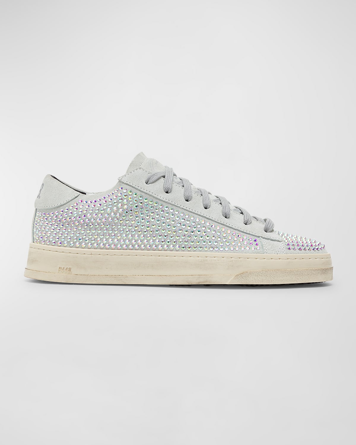 P448 JACK CRYSTAL STUD LOW-TOP SNEAKERS